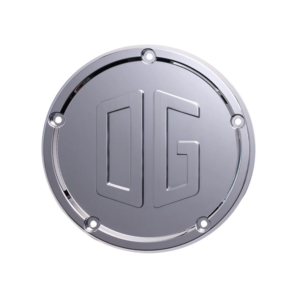 OG Derby Cover - 18+ Softail Derby Cover Original Garage Moto Chrome