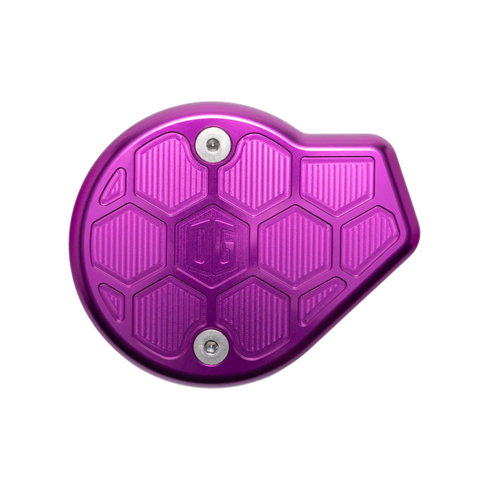 OG Cam Cover "HoneyComp" - Milwaukee 8 Gen 2 Cam Covers Original Garage Moto Purple