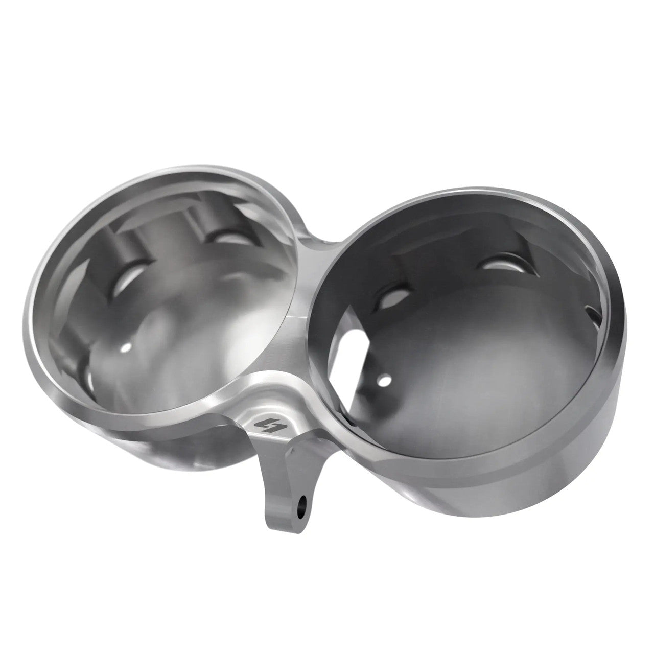 S2 Twin Gauge Bucket, Machine Finish - 16-24 Low Rider & Low Rider S & Dyna Gauge Mount Kraus Motor Co.