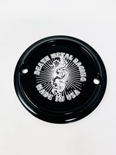 2 Holes Ignition Cover Snake/Dagger, Black - Milwaukee 8 Timing Cover Death Metal Racing