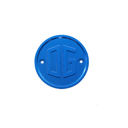 OG Gauge Block Off Plate Block Off Plate Original Garage Moto Blue