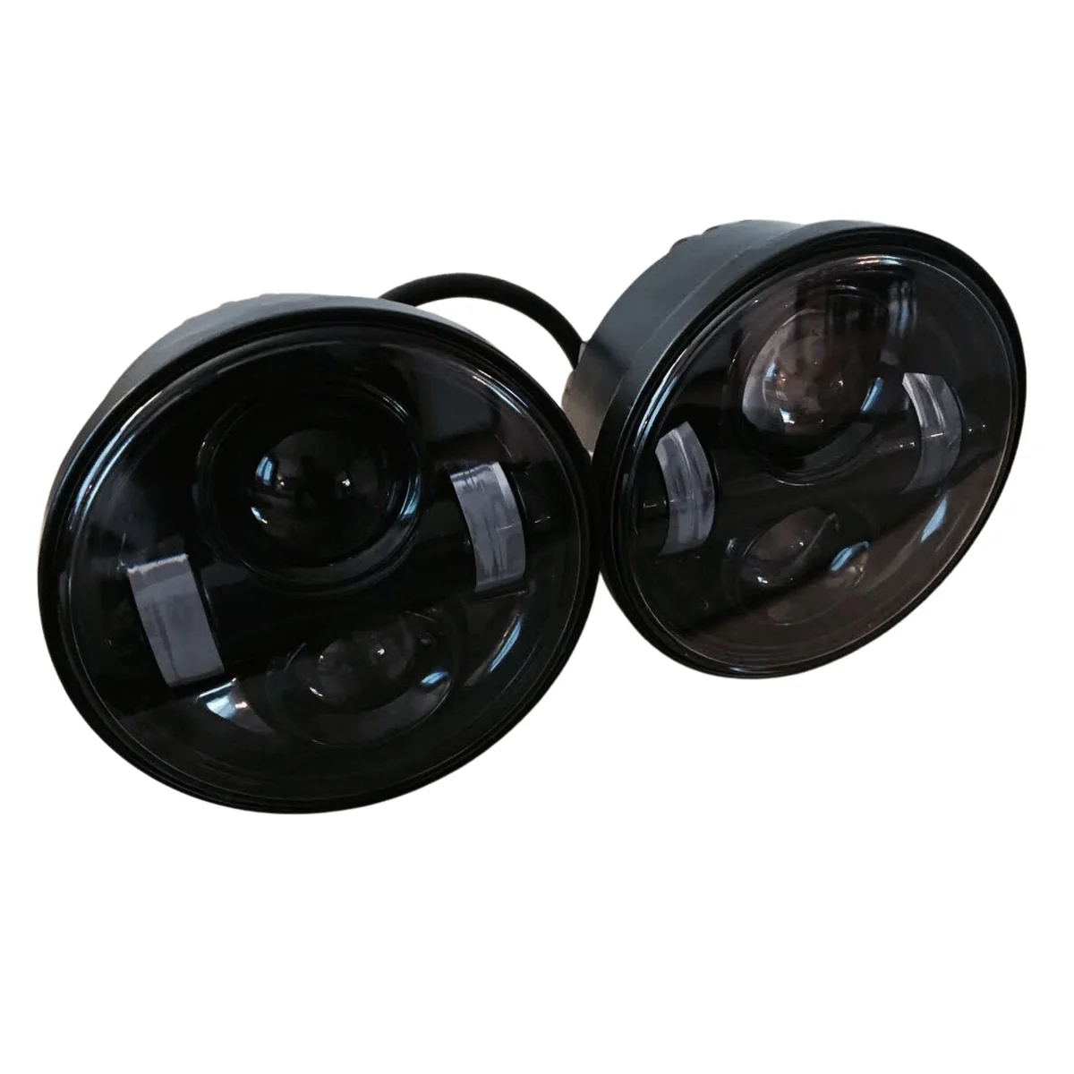 Harley Davidson Fat Bob Fxdf Og Led Headlights Original Garage Moto Black