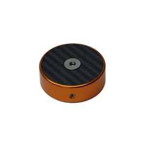 OG Billet Fork Stem Cap Fork Stem Cap Original Garage Moto Orange