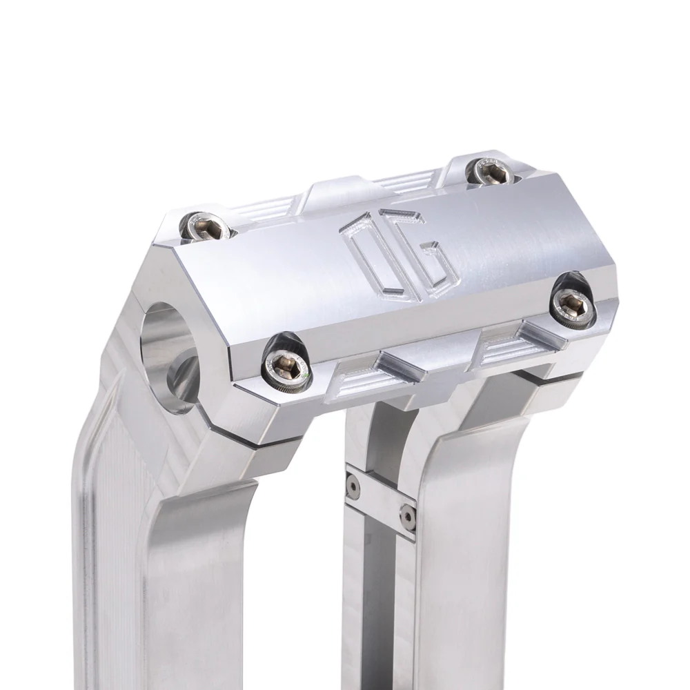 OG 2" Straight Risers Risers Original Garage Moto Standard OG Top Clamp Aluminium Finish Aluminium Finish