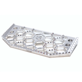 OG HoneyComp V3 Floorboards Replacement Gripper Floorboards Original Garage Moto Aluminium Finish
