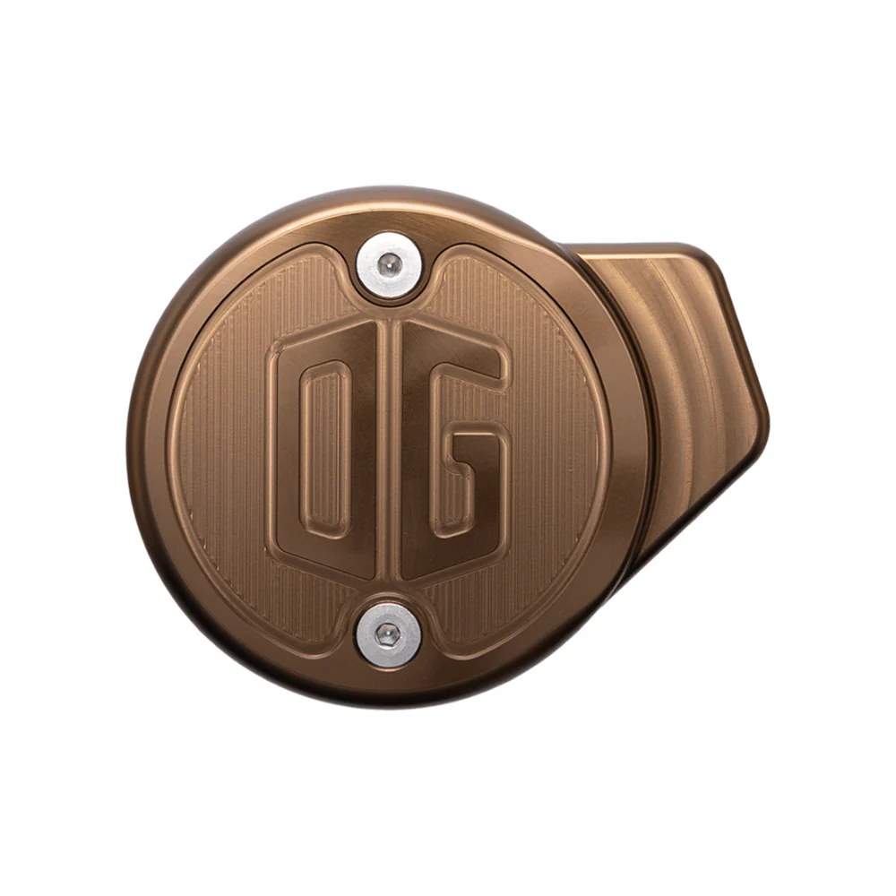 OG Cam Cover "Classic" - Milwaukee 8 Gen 2 Cam Covers Original Garage Moto Bronze