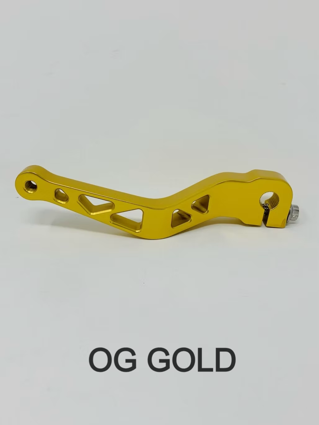Destroyer Shift Lever, OG Gold - Touring & FXR & Dyna & Softail Shift Arm Death Metal Racing