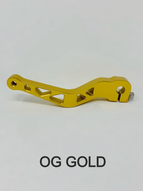 Destroyer Shift Lever, OG Gold - Touring & FXR & Dyna & Softail Shift Arm Death Metal Racing