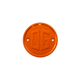 OG Gauge Block Off Plate Block Off Plate Original Garage Moto Orange
