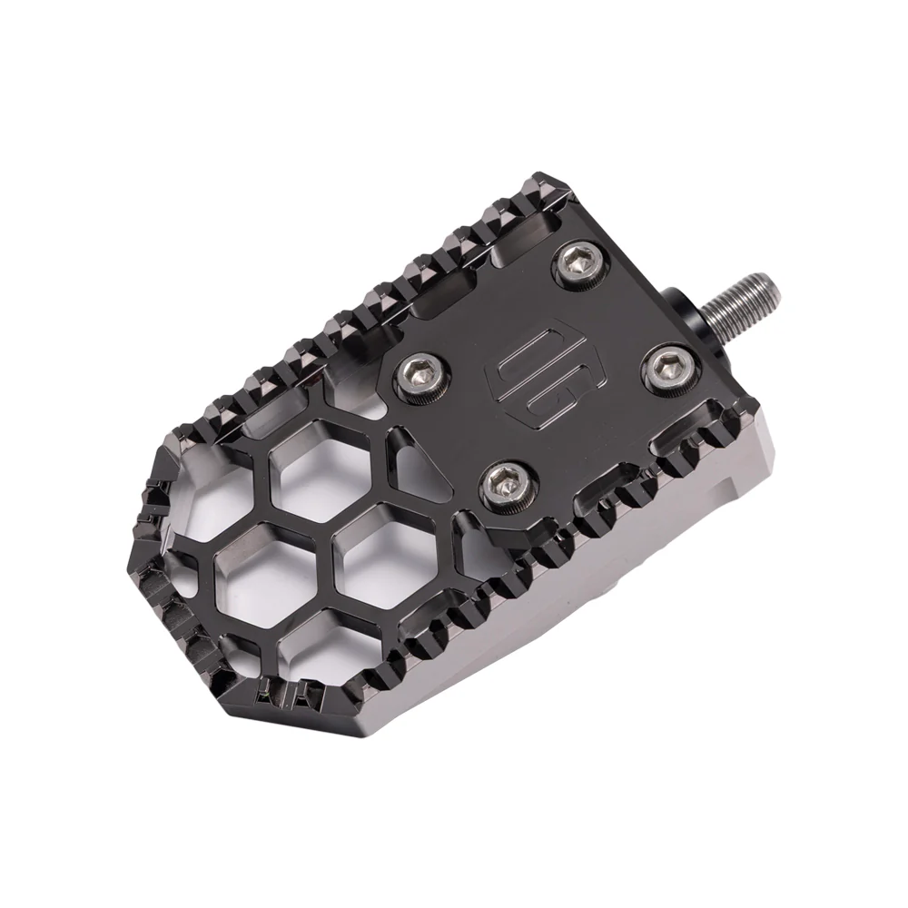 OG HoneyComp V3 Brake Pedal Kit - Indian Bagger Foot Pegs Original Garage Moto Black Chrome