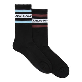 Genola Socks, Black/Tibetan Red Socks Dickies