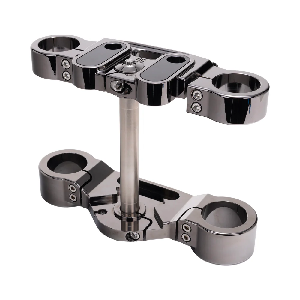 Og 2020 Up Softail Lowrider S & St Triple Trees Kit Original Garage Moto Black Chrome