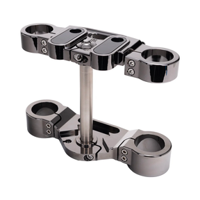 Og 2020 Up Softail Lowrider S & St Triple Trees Kit Original Garage Moto Black Chrome