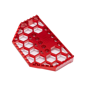 OG HoneyComp V3 Mini Floorboards Replacement Gripper Floorboards Original Garage Moto Red
