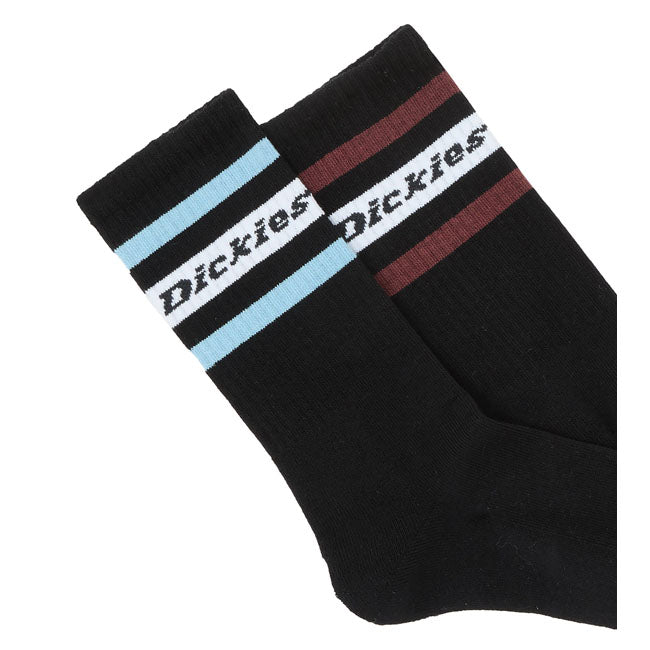 Genola Socks, Black/Tibetan Red Socks Dickies