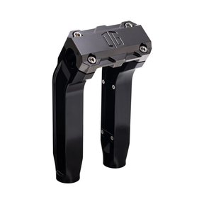 OG 8.5" Pull Back Risers Risers Original Garage Moto Standard OG Top Clamp Black Black Chrome