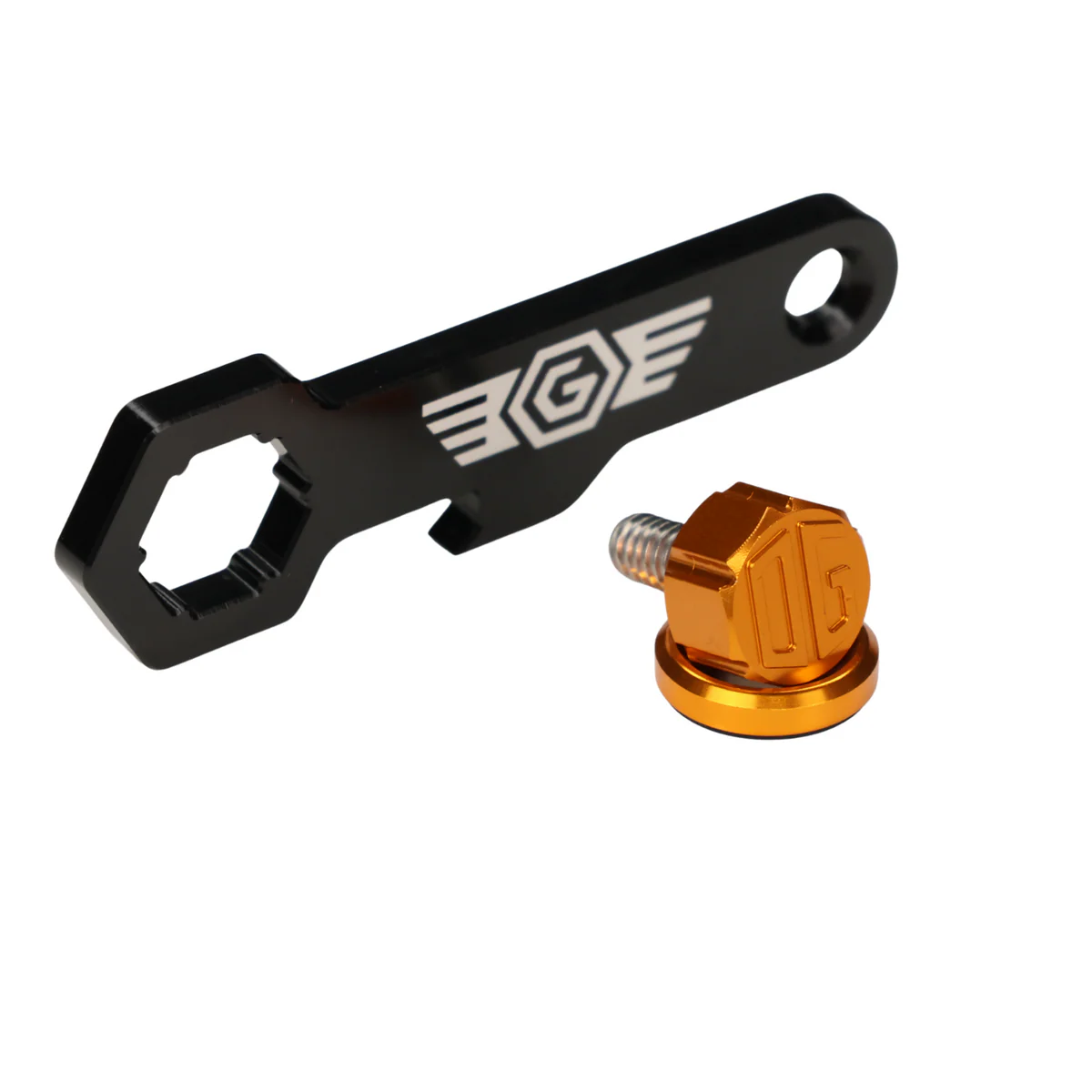 OG Billet Seat Screw Seat Screw Original Garage Moto Orange
