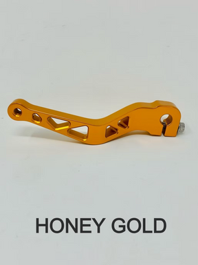Destroyer Shift Lever, Honey Gold - Touring & FXR & Dyna & Softail Shift Arm Death Metal Racing