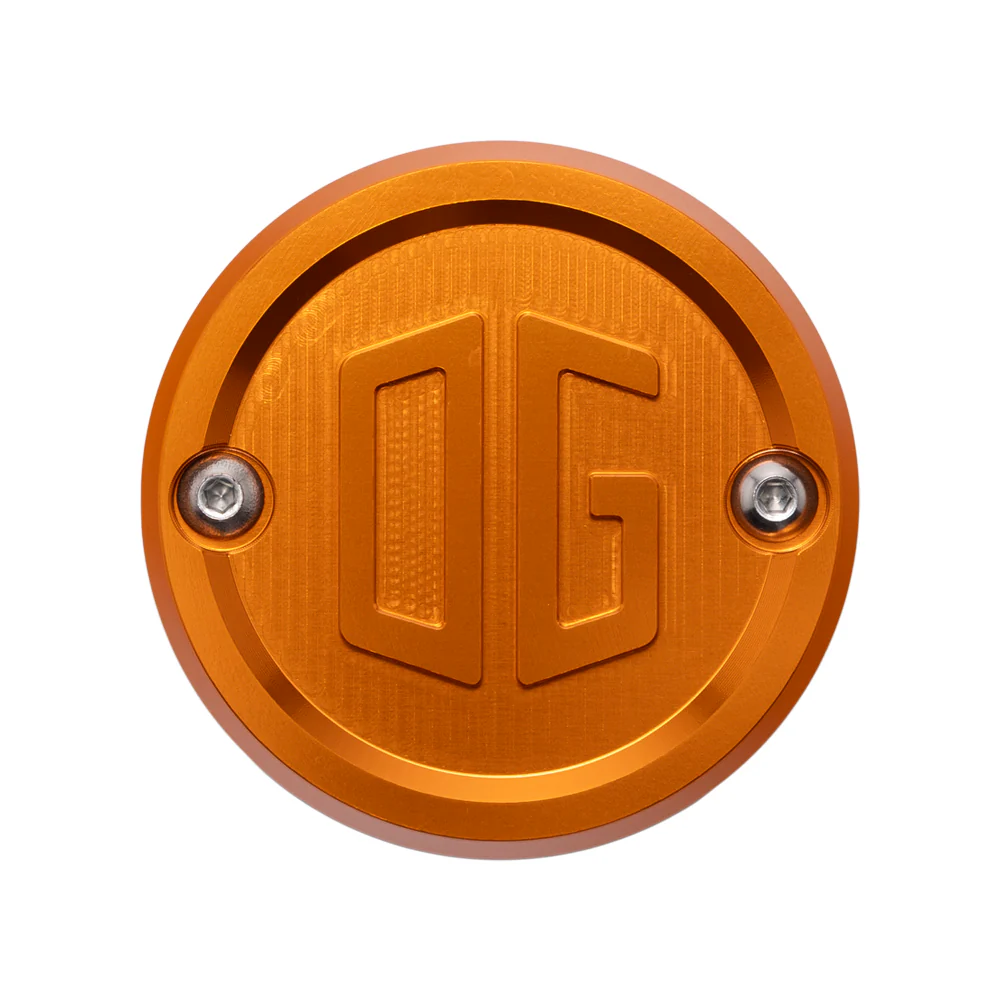 OG Points Cover - Milwaukee 8 Timing Cover Original Garage Moto Orange