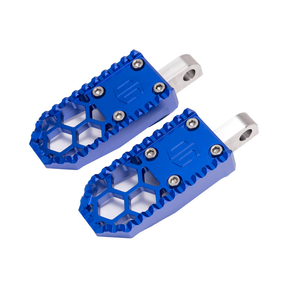 OG HoneyComp V3 Mini Foot Pegs - Indians Foot Pegs Original Garage Moto Blue Scout/Chief