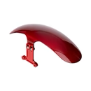 OG Bagger Shorty Carbon Fiber Fender Kit - 24 Earlier Touring Front Fenders Original Garage Moto 2014-2023 Bagger Red 3K Twill Red