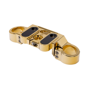 Og 2020 Up Softail Lowrider S & St Drop 1" Top Triple Tree Original Garage Moto Gold Plating