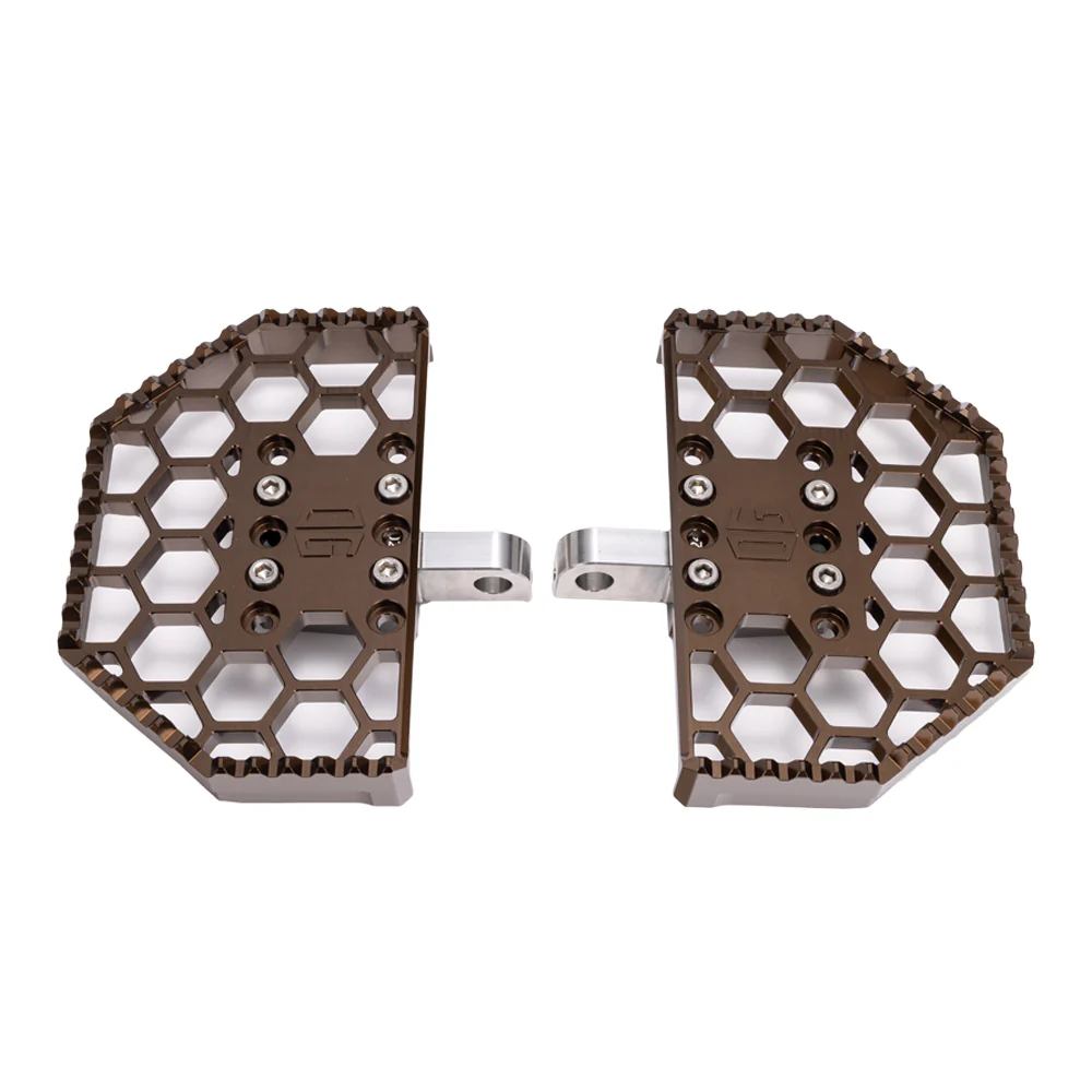 OG HoneyComp V3 Mini Floorboards - Indian Floorboards Original Garage Moto Bronze Scout/Chief Front
