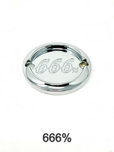2 Holes Ignition Cover 666%, Chrome - Milwaukee 8 Timing Cover Death Metal Racing