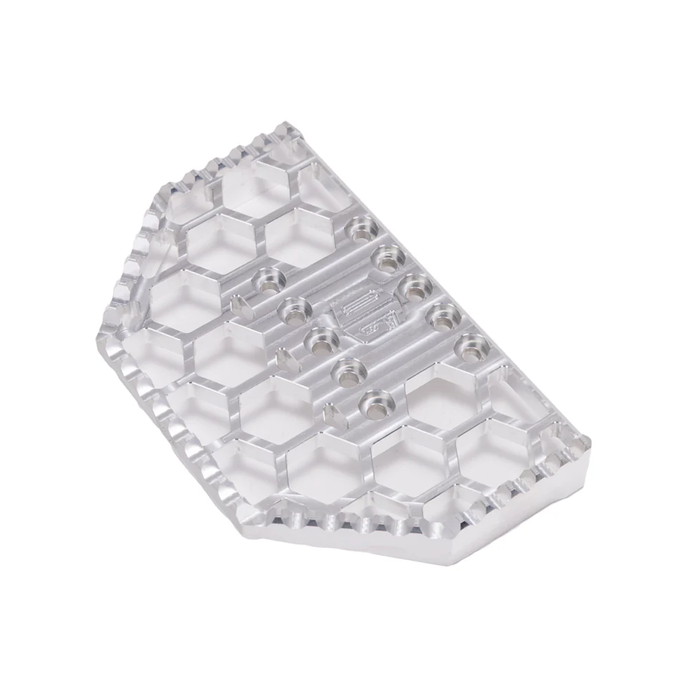 OG HoneyComp V3 Mini Floorboards Replacement Gripper Floorboards Original Garage Moto Aluminium Finish