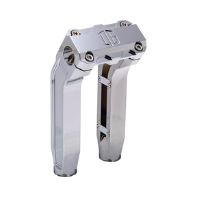 OG 8.5" Pull Back Risers Risers Original Garage Moto Standard OG Top Clamp Chrome Chrome