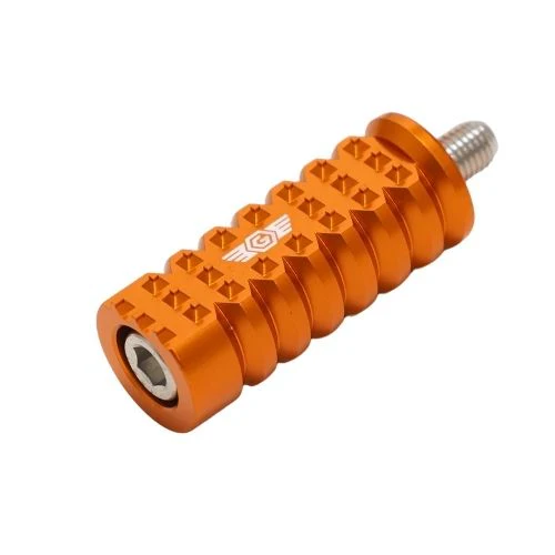 OG Gripper Shifter Peg - Indian Shifter Peg Original Garage Moto Orange
