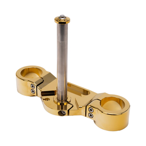 Og 2020 Up Softail Lowrider S & St Lower Triple Tree Kit Original Garage Moto Gold Plating