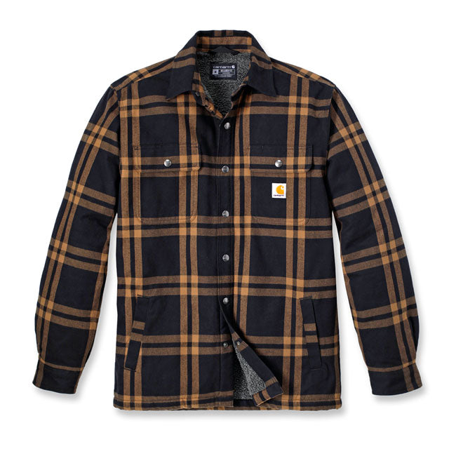 Relaxed Fit Flannel Sherpa Lined Shirt, Jack Black Shirt Carhartt