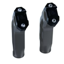 OG Dual Risers Top Clamps Top Clamp Original Garage Moto Black