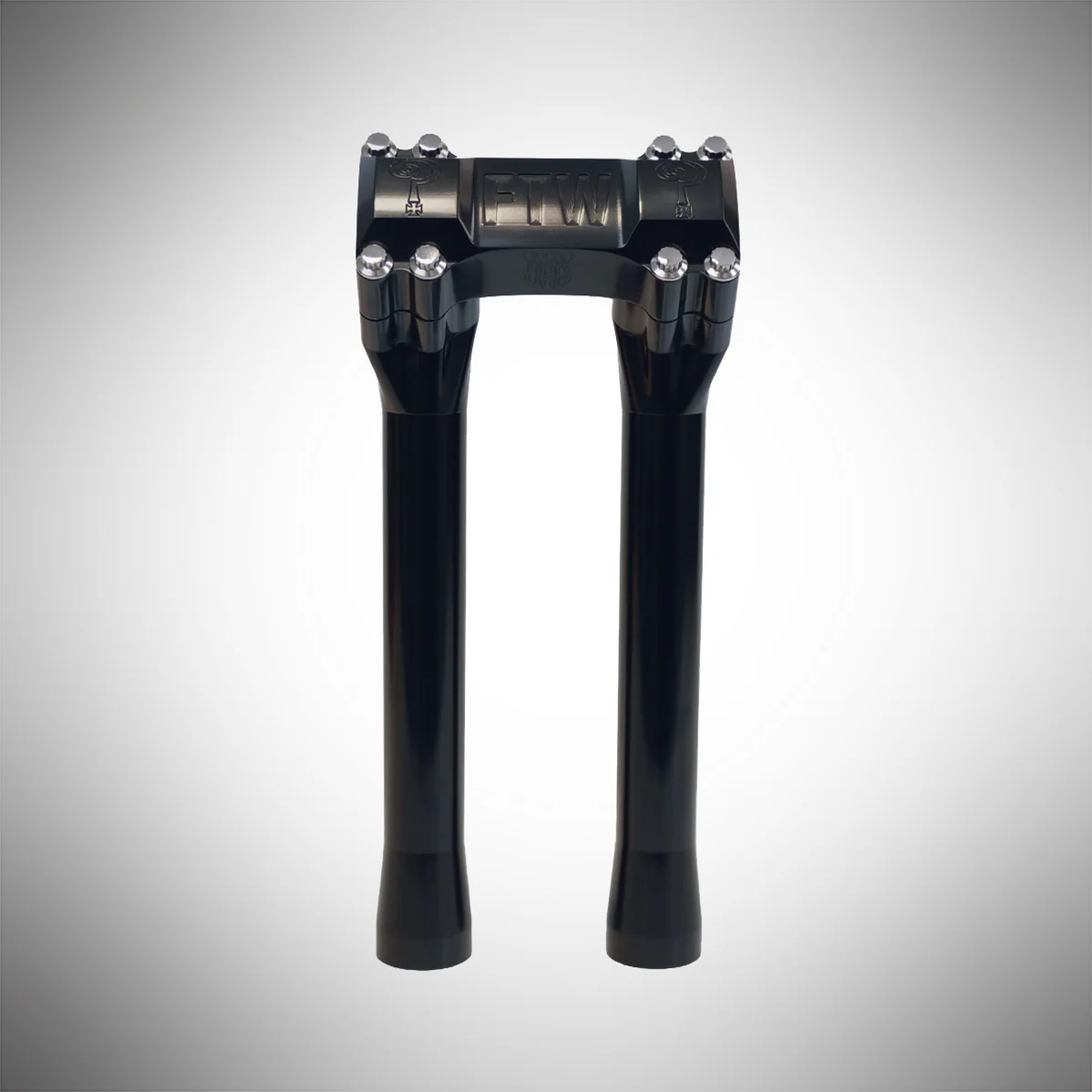 10" Brooklyn Brawler Risers, Black Risers Indian Larry Motorcycles