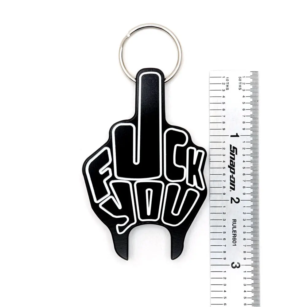 FU Key Chain!, Black Key Chain San Diego Customs