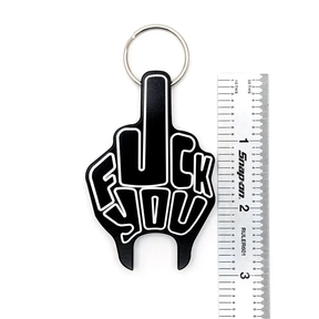 FU Key Chain!, Black Key Chain San Diego Customs