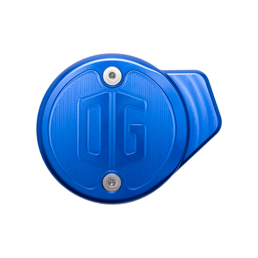 OG Cam Cover "Classic" - Milwaukee 8 Gen 2 Cam Covers Original Garage Moto Blue