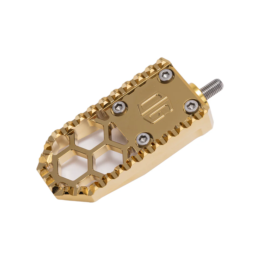 OG HoneyComp V3 Mini Brake Pedal Gripper kit for Adjustable Brake Arm Brake Pedal Original Garage Moto Gold Plating