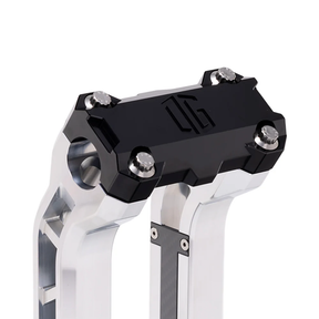Og Performance 10.5" Pull Back Risers Original Garage Moto OG Performance Top Clamp Aluminium Finish Black
