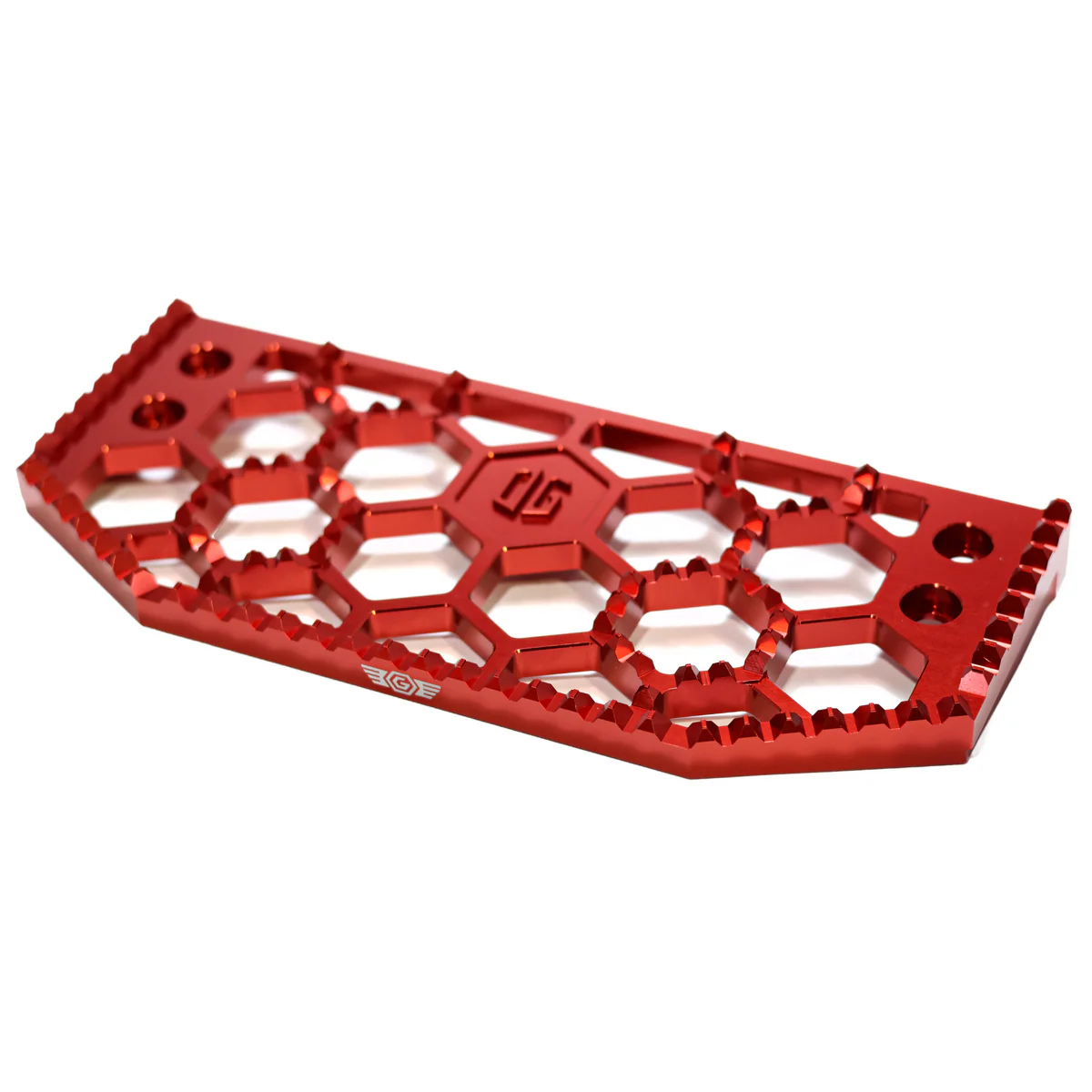OG HoneyComp V3 Floorboards Replacement Gripper Floorboards Original Garage Moto Red