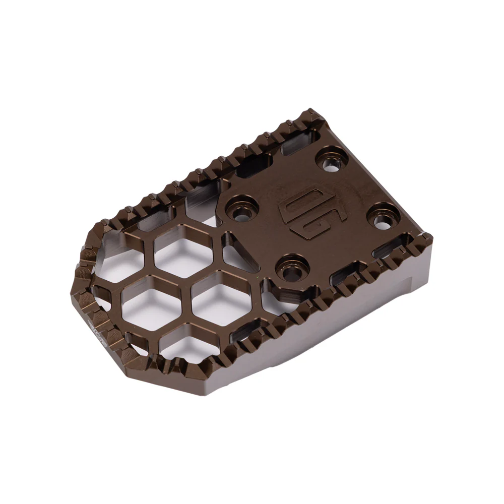 OG HoneyComp V3 Replacement Gripper Foot Pegs Original Garage Moto Bronze
