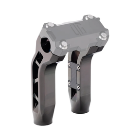 OG 6.5" Pull Back Riser Legs Riser Legs Original Garage Moto Black Chrome