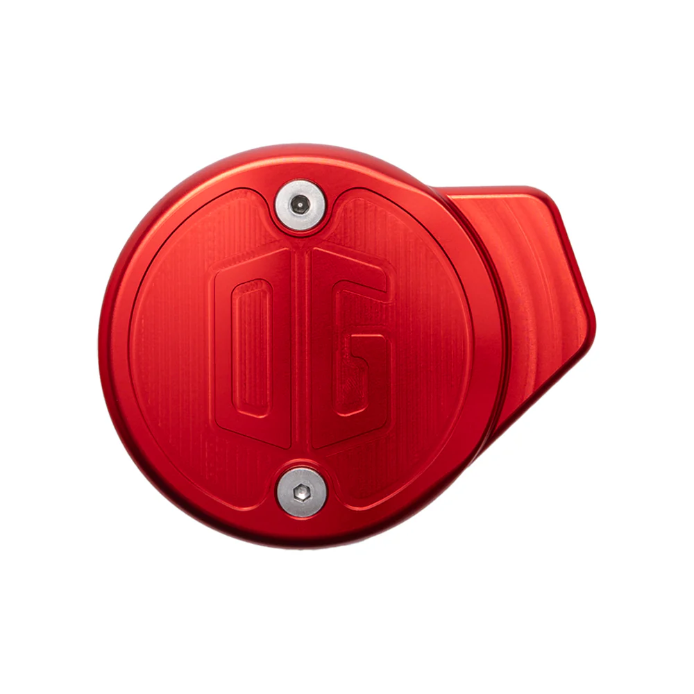 OG Cam Cover "Classic" - Milwaukee 8 Gen 2 Cam Covers Original Garage Moto Red