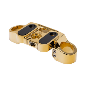 Og 2018 Up Softail 49mm Drop 1" Top Triple Tree Original Garage Moto Gold Plating