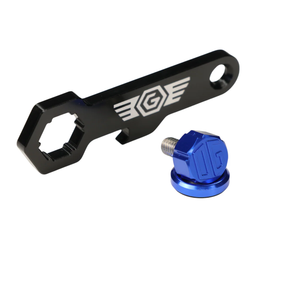 OG Billet Seat Screw Seat Screw Original Garage Moto Blue