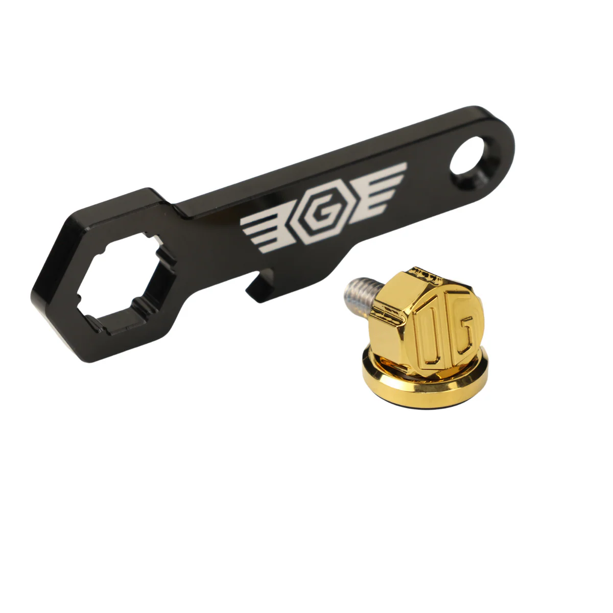 OG Billet Seat Screw Seat Screw Original Garage Moto Gold Plating