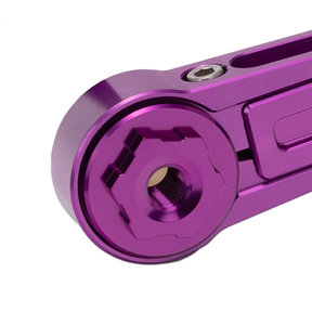 OG Billet Pivot Cover for OG Adjustable Brake Arm - Touring Brake Arm Original Garage Moto Purple