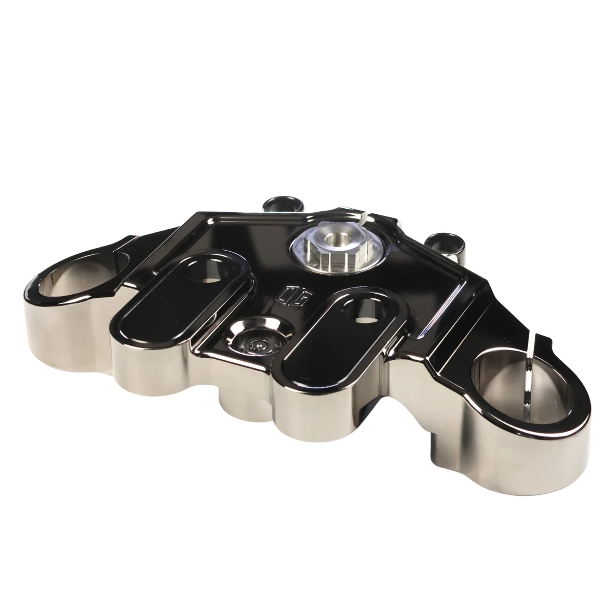 Og 2024 Up Touring Drop 1" Top Triple Tree Original Garage Moto Black Chrome