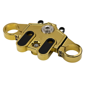 Og 2023 Up Touring Cvo Top Triple Tree Original Garage Moto Gold Plating